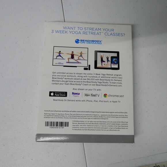 BEACHBODY 3 WEEK YOGA RETREAT 4 DISCS + RECIPES TRACKER/QUIK START/CALENDAR - Picture 11 of 11